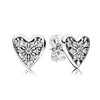 PDE100 S925 Hot Sale Genuine 925 Sterling Silver Statement Feather Fairy Wings Stud Earrings for Women Fashion Silver Jewe