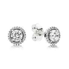 PDE11 925 Sterling Silver Geometric Snowflake Flower Clear CZ Stud Earrings for Women Brincos Fine Jewelry Bijoux Gift