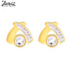 stud earrings 2020 fashion jewelry accessories stainless steel for women silver gold jewelery earing brincos female women's