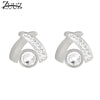 stud earrings 2020 fashion jewelry accessories stainless steel for women silver gold jewelery earing brincos female women's