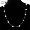 ZYZQ  Sweater Necklaces For Women With Exquisite Simulated Pearl Anniversary Present Accessories For Women