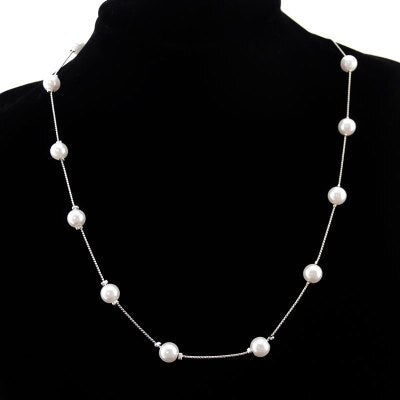 ZYZQ  Sweater Necklaces For Women With Exquisite Simulated Pearl Anniversary Present Accessories For Women