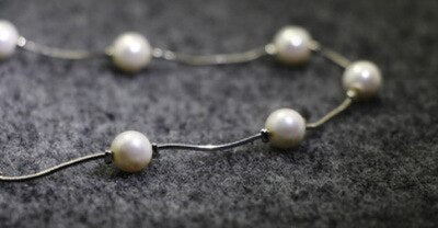 ZYZQ  Sweater Necklaces For Women With Exquisite Simulated Pearl Anniversary Present Accessories For Women