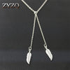 ZYZQ Come Lovely Double Leaf Necklaces Short Style Choker Necklaces Enthic Tassel Leaf Design  Lots&Bulk Hot
