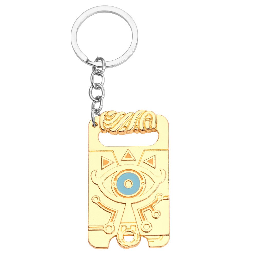 Zelda Breath of the Wild Zinc Alloy 2 Color Rope Pendant Necklace Punk Demon Eyes Sweater Chain Necklace Unisex Gifts Jewelry