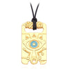 Zelda Breath of the Wild Zinc Alloy 2 Color Rope Pendant Necklace Punk Demon Eyes Sweater Chain Necklace Unisex Gifts Jewelry