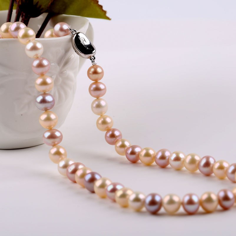 Pearl Necklace for Women Genuine Jewelry Gift ZN003