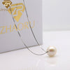 Jew Fashion Pearl with 925 Sterling Silver Necklaces for Women Genuine Silver Jewelry Gift ZN001
