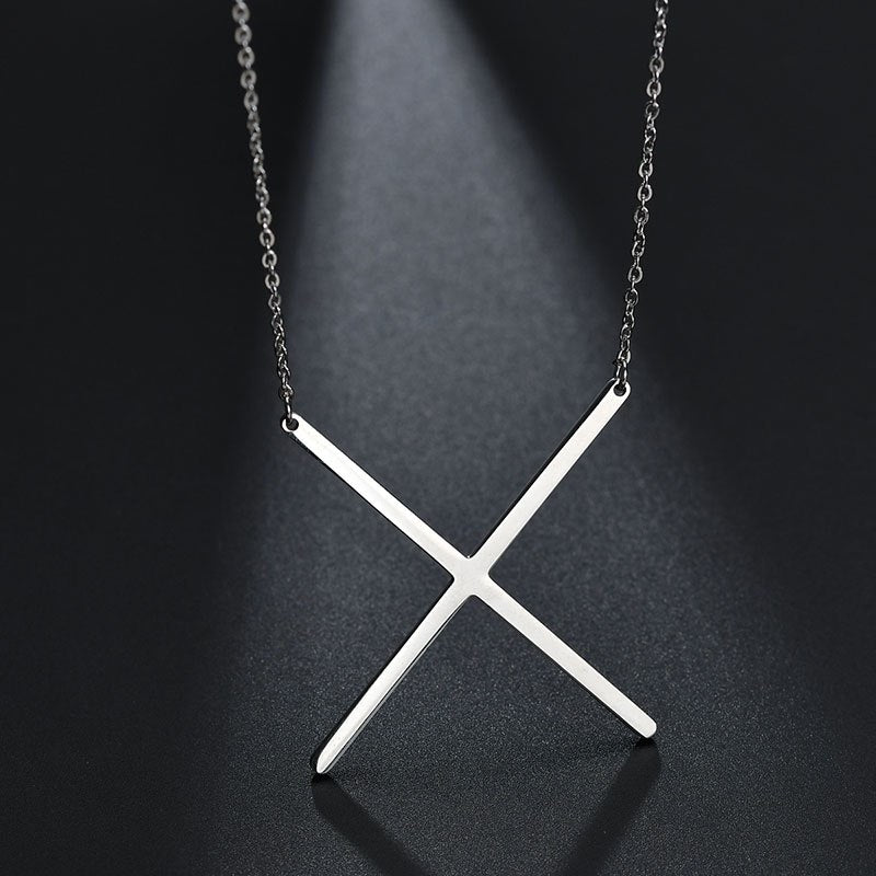 2020 Silver Color Initial Letter Necklace Choker Women A-Z Shape Classic Alphabet Letter Necklaces Stainless Steel Jewelry