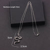 Zinc Alloy Punk Style Animal Snake Viper Cobra Pendant Chain Collar Necklace Women Men Gift Jewelry