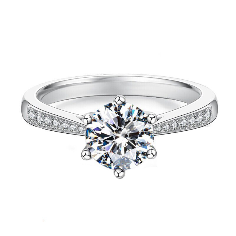 Zircon Adjustable Rings For Women 925 Stamp Silver Color Wedding Ring  Jewelry 2022 Trend GaaBou Jewellery
