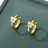 Zircon Butterfly Earrings For Women Girls Mini Stainless Steel Hoop Earrings 2023 Trend Korean Jewelry pendientes