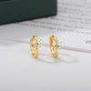 Zircon Butterfly Earrings For Women Girls Mini Stainless Steel Hoop Earrings 2023 Trend Korean Jewelry pendientes