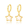Zircon Butterfly Earrings For Women Girls Mini Stainless Steel Hoop Earrings 2023 Trend Korean Jewelry pendientes