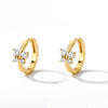 Zircon Butterfly Earrings For Women Girls Mini Stainless Steel Hoop Earrings 2023 Trend Korean Jewelry pendientes