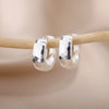 Zircon Flower Hoop Earrings for Women Stainless Steel Gold Color Earrings 2023 Trend Korean Wedding Couple Jewerly Gift femme