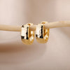 Zircon Flower Hoop Earrings for Women Stainless Steel Gold Color Earrings 2023 Trend Korean Wedding Couple Jewerly Gift femme