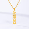 Zodiac Necklace For Women Stainless Steel Letters Pendant Choker Constellation Jewelry Aries Gemini Cancer Friend Necklace