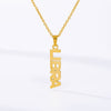 Zodiac Necklace For Women Stainless Steel Letters Pendant Choker Constellation Jewelry Aries Gemini Cancer Friend Necklace