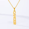 Zodiac Necklace For Women Stainless Steel Letters Pendant Choker Constellation Jewelry Aries Gemini Cancer Friend Necklace