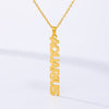 Zodiac Necklace For Women Stainless Steel Letters Pendant Choker Constellation Jewelry Aries Gemini Cancer Friend Necklace