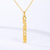 Zodiac Necklace For Women Stainless Steel Letters Pendant Choker Constellation Jewelry Aries Gemini Cancer Friend Necklace