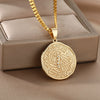 Zodiac Sign Necklace For Women Stainless Steel 12 Constellation Round Pendant Necklaces Gemini Scorpio Aquarius Choker Jewerly