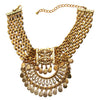 Brand Jewelry Vintage Chains Gypsy Pendant Choker Necklace Women Big Hollow Flower Moon Bib Statement Necklaces Jewelry