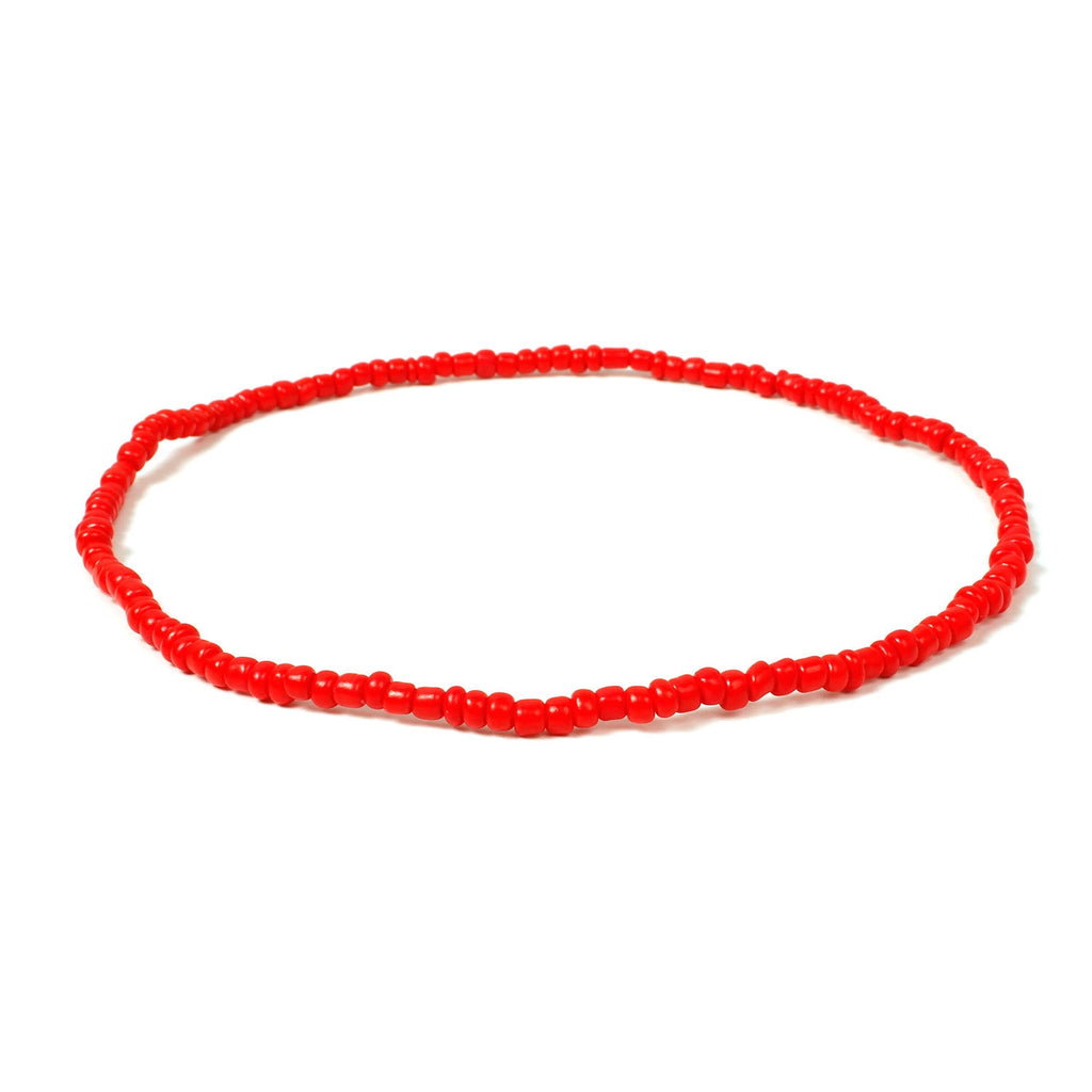 Zuowen Handmade Beaded Elastic Choker Necklace Bohemian Colorful Beads Chain Necklaces for Women Summer Jewelry