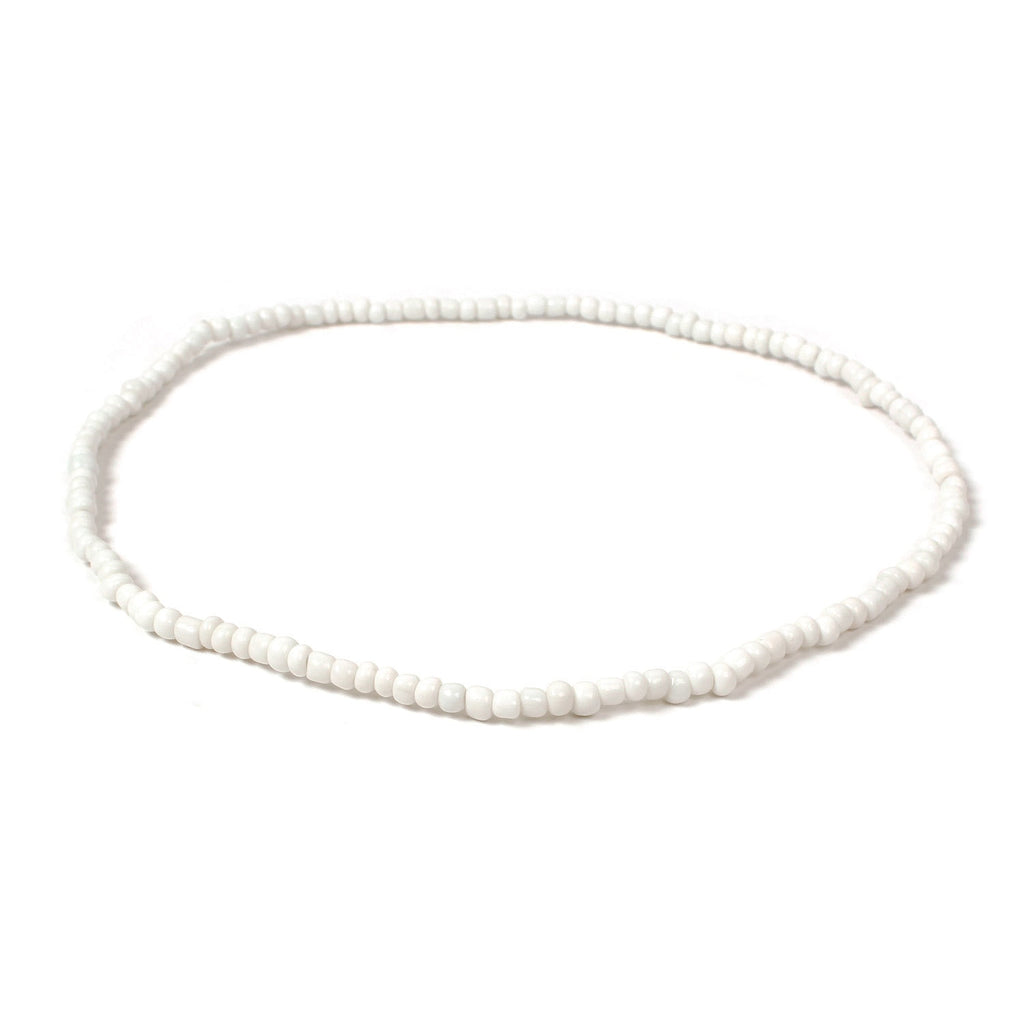 Zuowen Handmade Beaded Elastic Choker Necklace Bohemian Colorful Beads Chain Necklaces for Women Summer Jewelry