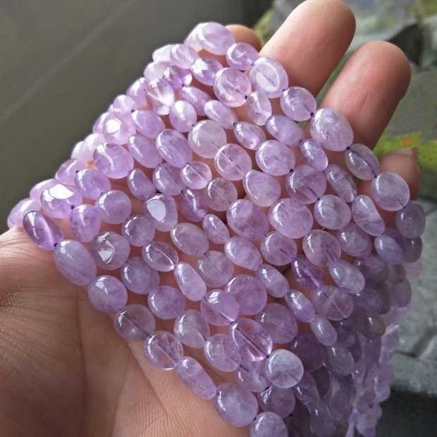 amethyst/agate/morganite/aquamarine baroque 8*10mm FOR DIY makeing necklace   beads nature woman 2020