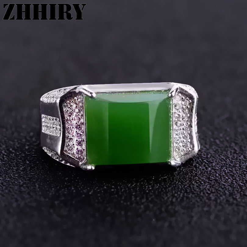 an Ring Real Jasper Rings Natural Genuine Gem Stone Solid 925 Sterling Silver Men and Women General Jewelry