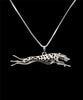 gift Hollow Pet Pendant Greyhound run women Necklace  christmas gift for friend