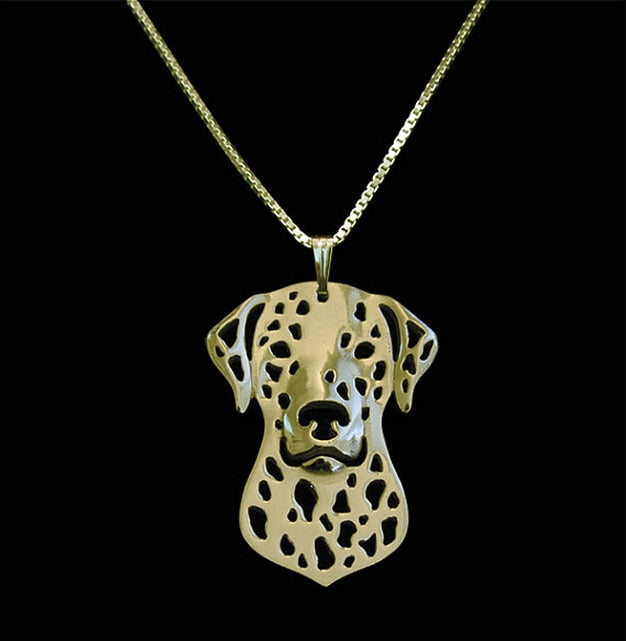 gift for friends Hollow Pet Pendant Dalmatian Necklace and beauty lovely