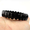 black tourmaline stone beads bracelet natural energy stone Bangle DIY jewelry for woman for gift   !