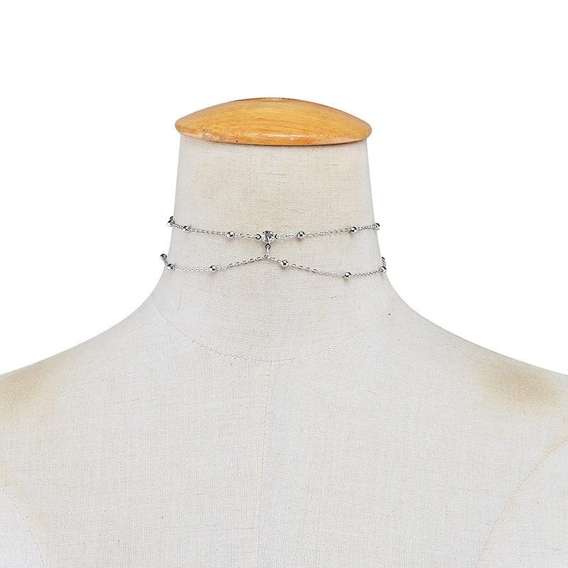 bls-miracle punk jewelry accessories mix color  crystal h  choker   Necklace  for couple lovers'  N507