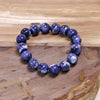 blue sodalite agate round 4/6/8/10/12/14/16/18/20mm bracelet 7.5inch   beads nature freeshipping gift