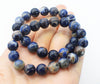 blue sodalite agate round 8/10/2mm bracelet 7.5inch   beads nature