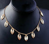 boho Hawaiian Sea Shell Necklace Choker Jewelry Bohemian Beach Tassel Necklace Shell Gold Chain For Women Collar Chocker