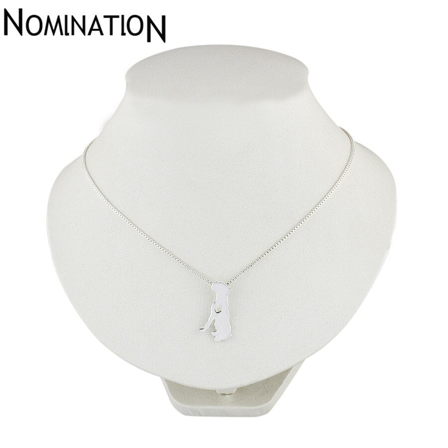 boxer dog necklace pet lovers pendant jewelry golden colors plated fast delivery