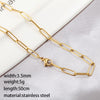 chain on the necklace Lobster clasp Gold Necklaces Linked Circle Necklaces for Women Minimalist Choker Necklace Jewelry 2022