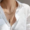 chain on the necklace Lobster clasp Gold Necklaces Linked Circle Necklaces for Women Minimalist Choker Necklace Jewelry 2022