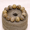 china picture agate round 4/6/8/10/12/14/16/18/20mm bracelet 7.5inch   beads nature freeshipping gift