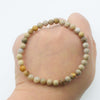 coral gemstone round 6mm bracelet 7.5inch   beads nature gemstone