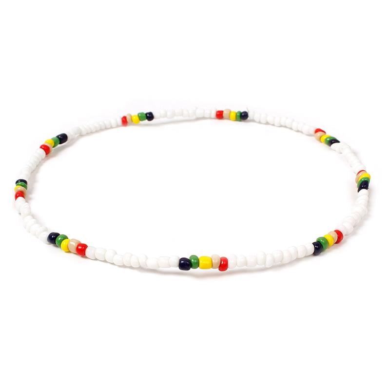 coxeer 1pc Bohemian Style Bead Decor Necklace Choker Handmade Cute Bohemia Bead Choker Necklace Jewelry Accessories For Beach