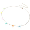 coxeer 1pc Waist Chain Creative Butterfly Sequin Decor Belly Chain Beach Travel Body Chain For Women Jewelry Accessories
