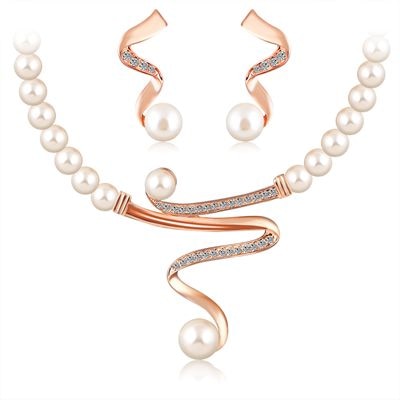 crystal jewelry sets women girls gold silver color african beads nigerian wedding bridal round necklace earrings jewellery set