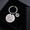 cute mini cat design charm keychain diy engraved keyring birthday gift
