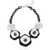 Brand Chocker 2020 Fashion Acrylic Flower Bib Statement Necklace Women Vintage Choker Maxi Necklaces & Pendants