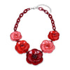 Brand Chocker 2020 Fashion Acrylic Flower Bib Statement Necklace Women Vintage Choker Maxi Necklaces & Pendants